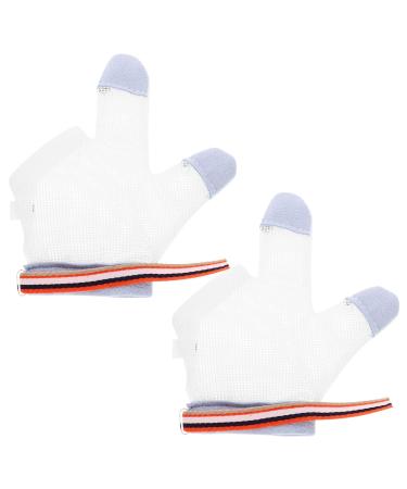 Adorainbow Baby Teething Gloves Thumb Sucking Stopper For Kids Nylon Baby Mesh Finger Protector For Toddlers Unisex Size