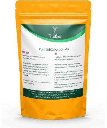 250g Full Dried Wild Rosemary Leaves Very Aromatic Compared to Rosemary Sun-Dried | 100% Natural Superior Quality - Buy Online on GoSupps.com