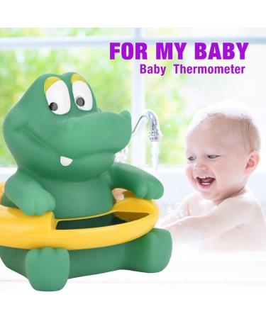 Water Temperature Compact Floatable Infant Bath Thermometer LED Display Baby Time Thermometer Bath Tub for Baby(Green Crocodile) - Buy Online on GoSupps.com