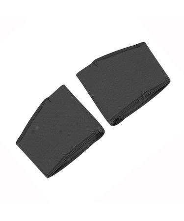 Bunion Splint Metatarsal Pads Soft Breathable Reusable 1 Pair Thick Lightweight Bunion Corrector (Black)