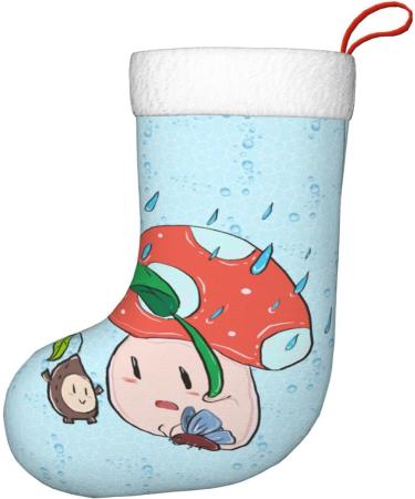 YYHHAOFA Sunflower Seeds and Mushroom Picture Christmas Decorative Stockings : Soft Light and Tactile Suitable for Christmas Holiday Party - Buy Online on GoSupps.com