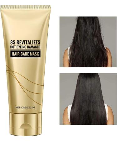  EUBEISAQI Moisturizing Mask for Curly Hair - 100g Natural Deep Moisturizing Mask | Fast Acting Hair Care - Fast Smoothing Night Express Care - Buy Online on GoSupps.com