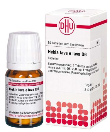 DHU Hekla lava e lava D6 80 tablets