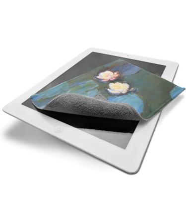 YouCustomizeIt Water Lilies #2 Microfiber Screen Cleaner - Ultra Soft Eco-Friendly & Customizable Screen Wipe for All Devices - Buy Online on GoSupps.com