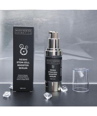 NUOVADERM Reishi Stem Cell Booster Face Serum for Women and Men - Advanced Anti Aging Serum with Tumeric Aloe Collagen & Fruit Extracts for Skin Hydration Firming Reduce Wrinkles & Discoloration - Buy Online on GoSupps.com