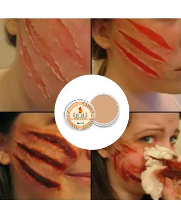 Cicatrice d'halloween Cire Cicatrice Professionnelle cosm tique | Cire Cicatrice modelage d'halloween respectueuse la Peau pour des Effets cosm tiques Peau Fonc e 30g - Buy Online on GoSupps.com