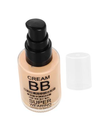 ADOCARN BB Cream Color-Changing Liquid Foundation Makeup Base Concealer Cover Moisturizing Liquid for Women Girls All Skin Tones Light Yellow