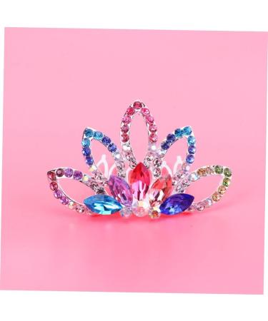 Housoutil 1pc Womens Barrettes for Hair Bridal Headpiece Hair Jewels for Women Bridal Insert Comb Hair Claw Clips for Women Fancy Hair Ties Tiara Flower Headband Miss Crystal - Buy Online on GoSupps.com