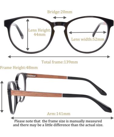 Buy BEZAX SH9016 Progressive Multifocus Eyeglasses | Stylish Acetate & Real Wood Frame | Senior Computer & Reading Glasses - International Shipping Available - Buy Online on GoSupps.com