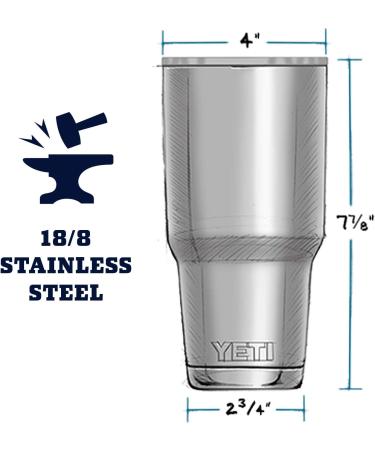 YETI Rambler 30 oz Tumbler with MagSlider Lid - Stainless Steel, Vacuum Insulated - Black - Buy Online on GoSupps.com