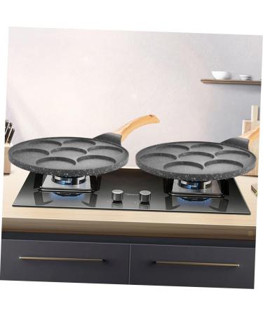 ABOOFAN 1pc Seven-Hole Egg Frying Pan Flat Skillet Household Non-Stick Pan Japanese Egg Pan Outdoor Seven-Hole Pan Cookware Mini Cooker Maifan Stone Pot Medical Stone Dumpling - Buy Online on GoSupps.com