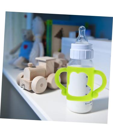 Abaodam 3 pcs Silica Gel Silicone Bottle Handle Wide Mouth Handle Bottle Holder Bottle Soft Handles Soft Handle Feeding Bottle - Buy Online on GoSupps.com