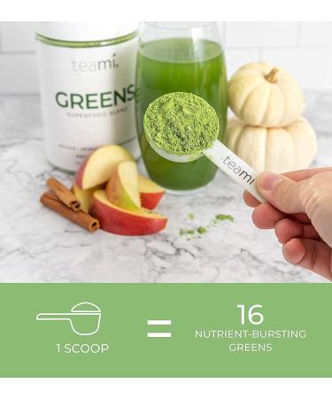 Teami Greens Superfood Powder - Immune Support & Super Green Veggie Ingredients - Buy Online on GoSupps.com