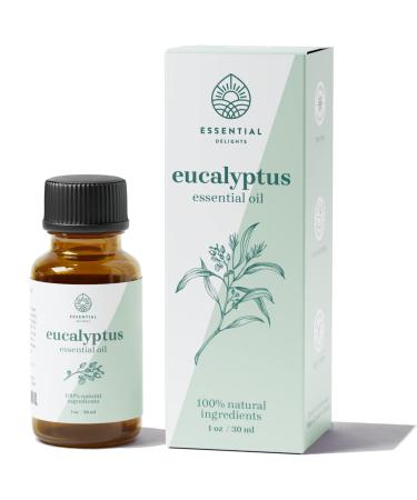 Eucalyptus Essential Oil - 100% Pure & Certified (1 oz.) | Pure Grade Distilled Eucalyptus Essential Oil