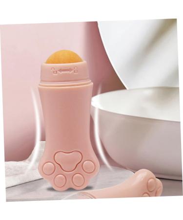 Volcanic Stone Oil-Absorbing Ball - Makeup Oil Roller & Skin Care Tool | Cat Paw Pink 7.5x3cm - Buy Online on GoSupps.com