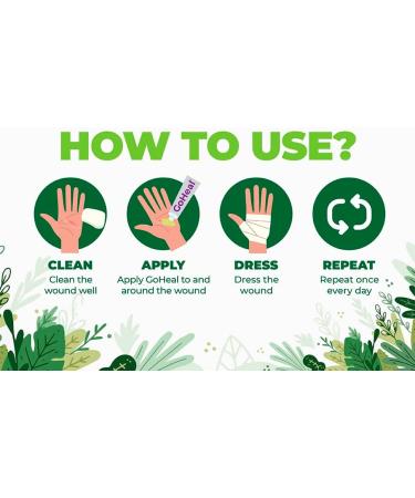 GoHeal Ointment - Clinically Proven for Non-Healing Wounds, Bed Sores, Pressure Sores, Venous Ulcers, and More - Buy Online on GoSupps.com