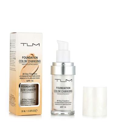 ruiruiNIE 1Bottle 30ml Color Change Foundation TLM Makeup Change Skin Tone Concealer