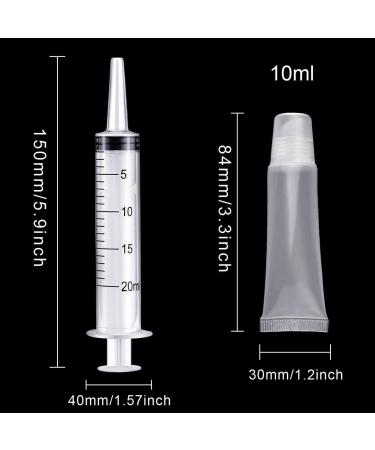 Rolybag 10ml Lip Gloss Empty Tubes Containers - 22 Pack | Refillable Squeeze Tubes for DIY Cosmetics - 25 Count - Buy Online on GoSupps.com