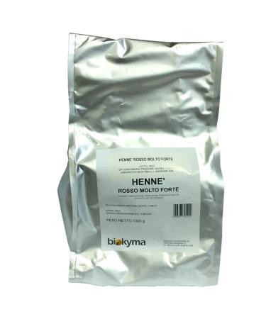 Buy Biokyma Hen Red Very Strong (Lawsonia Inermis + Sodium Picramat) 1 kg - Premium Henna for Hair | Fast International Shipping - Buy Online on GoSupps.com