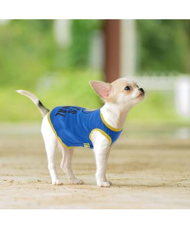 8-Piece Dog Shirts with Funny Letters | Summer Pet T-Shirt Set for Dogs and Cats | Breathable and Soft Dog Outfit | Cool Puppy Shirts | Classic Pattern - Medium - Buy Online on GoSupps.com