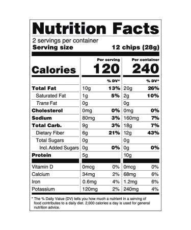 Mr. Tortilla Crunchy Chips - Keto-Friendly Vegan Snack Cooked in Avocado Oil - 3 Net Carbs - Kosher - 2oz Bags 4-Pack - Buy Online on GoSupps.com