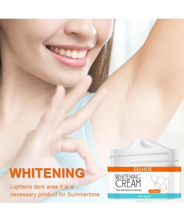 50 ml Whitening Cream Beauty De-Blackening for the Joints Whitening Cream for Armpits Legs Knees Whitens Nourishes Repairs and Brightening - Buy Online on GoSupps.com