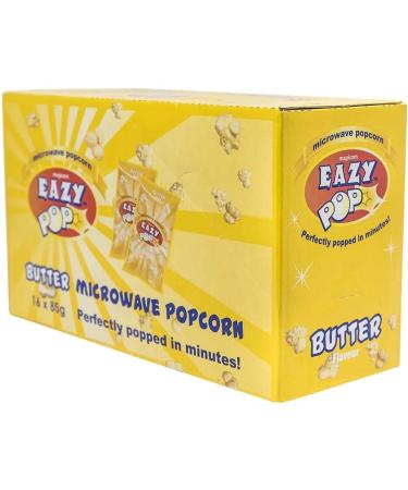 EAZYPOP Microwave Popcorn 85g (Butter Flavour Pack of 5) - Buy Online on GoSupps.com