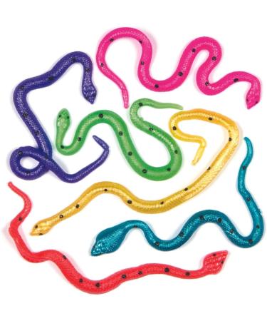 Baker Ross P515 Stretchy Lizards (Pack of 8) & AG671 Stretchy Snakes (Pack of 8) Pack of 8 + AG671 Stretchy Snakes (Pack of 8) - Buy Online on GoSupps.com