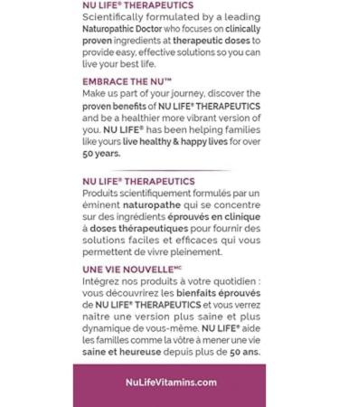 NuLife Therapeutics by NuLife Vitamins Urinary Tract Therapy - Enhanced Cranberry Formula 60 Count - Buy Online on GoSupps.com