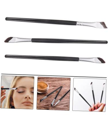 VINTORKY 3pcs Set Eyeshadow Brush Eye Liner Brush Eyeliner Brush Angled Concealer Brush Eyebrows Brush Nylon - Buy Online on GoSupps.com