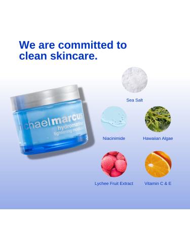 Michael Marcus Hydromarine Tightening Face Moisturizer - Anti-Aging Night Cream for Women & Men with Niacinamide | Moisturizing & Lifting 1.7oz - Buy Online on GoSupps.com