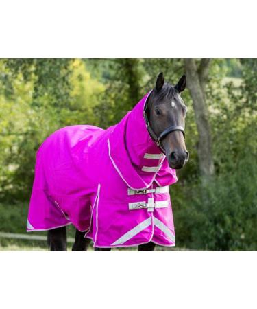 Swish Equestrian 100g Detachable Neck Turnout Rug - Mulberry 6'6 - Buy Online on GoSupps.com