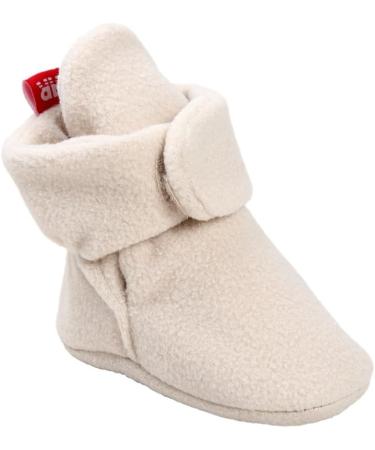 EDOTON Unisex Newborn Winter Boots - Warm Stripe Non-Slip Sole Bootie Sock (Khaki, 12-18 Months) - Buy Online on GoSupps.com