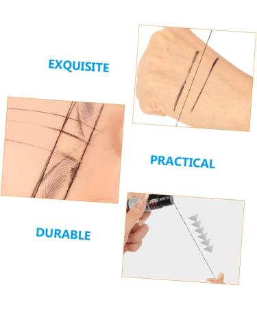DOITOOL Eyebrow Tattoos Ruler Eyebrow Ink Black Line Eyebrow Microblading Ruler Portable Eyebrow Ruler String - Buy Online on GoSupps.com