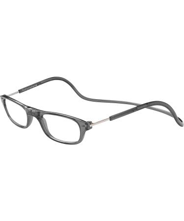 TBOC Pack: Dioptria +1.50 Reading Glasses for Men & Women - Foldable Magnetic Clip - 2 Units - Gray - Buy Online on GoSupps.com
