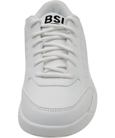 BSI Boys' White Bowling Shoes - Size 2 | Kids' Lightweight and Durable - Buy Online on GoSupps.com