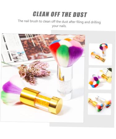 Healvian 1pc Dust Brush Nail Tools Makeup Tools Cleaning Tool Powder Brush Cleaner Convenient Nail Cleaner Brush Acrylic Brush Portable Nail Nail Art Brush Premium Plastic Abs 11.5x6cm Silver - Buy Online on GoSupps.com