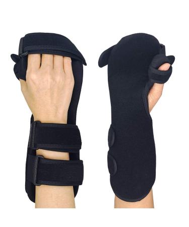 OSK Soft Functional Resting Hand Splint - Stroke Hand Brace by Restorative Medical | Corrective Support for Flexion Contractures | Large Left Size - Buy Online on GoSupps.com