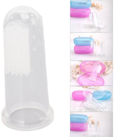 Silicone Baby Toothbrush Set - 6Pcs Infant Finger & Tongue Cleaners for 12+ Months | Train Your Child's Oral Habits - Buy Online on GoSupps.com