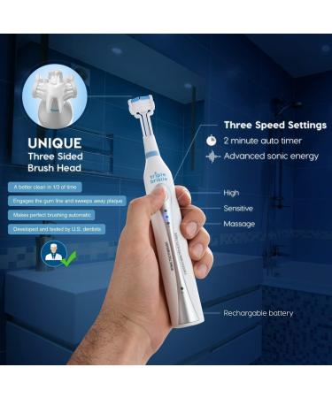 Buy Original Sonic Toothbrush + Pink Replacement Heads 2pk - Fast International Shipping - Buy Online on GoSupps.com