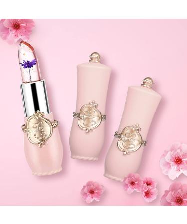 Deepmind Crystal Flower Jelly Lipstick Set - Color Changing Lip Balm for Long Lasting Moisturizing Gloss - Buy Online on GoSupps.com