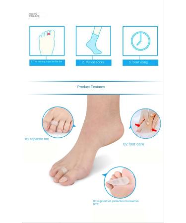 CN Herb Single Hole Toe Splitter Clip - Foot Toe Corrector for Valgus Deformity Correction - Buy Online on GoSupps.com