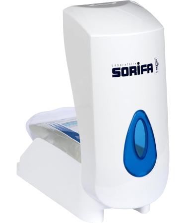 SORIFA - Derm cran SPF50+ sunscreen dispenser with 1 800 ml pouch - Face and body - Vegan & Ocean Friendly formula - Water resistant - From 3 years old - Made in France - Buy Online on GoSupps.com