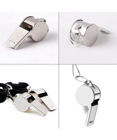 IJIZUO Stainless Steel Trill Pipe - Professional Whistle with Lanyard for Coaches Dog Training Sports & Physical Education - Buy Online on GoSupps.com