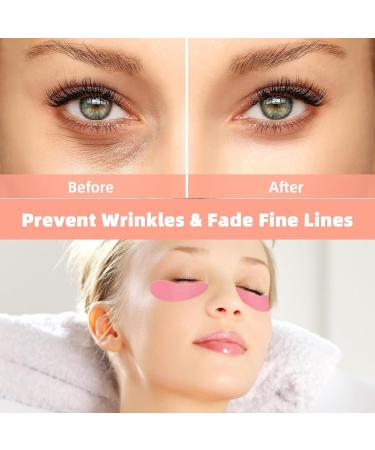 3 Pairs Silicone Reusable Eye Patches | Anti-Aging Under Eye Masks for Fine Lines & Wrinkles (Pink White Purple) - Shop Now - Buy Online on GoSupps.com