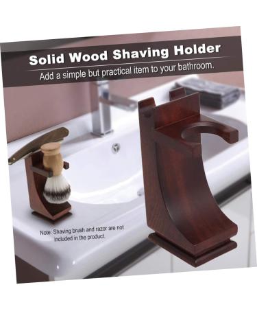 Shop Minkissy Wing Iron Stand Premium Solid Wood Electric Razor Holder for Men | Beard Tool Stand - Buy Online on GoSupps.com