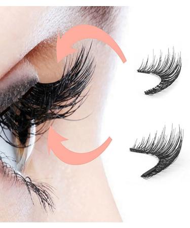 Crafty Magnetic Eyelashes Magnetic Eyelashes Viral Magnetic Lashes No Glue Needed Magnetic Eyelashes Kit Easy To Wear And Remove Reusable (EM09) - Buy Online on GoSupps.com
