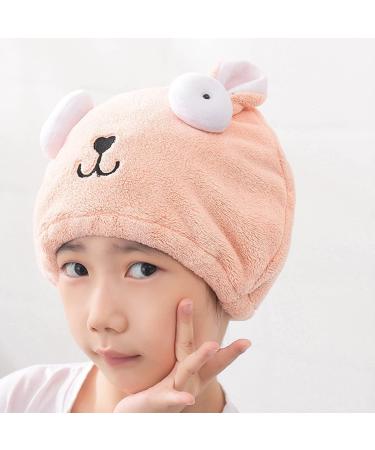 Buy Cute Pink & Red Microfiber Hair Towels for Girls | Quick Drying & Soft Hair Turban - 2 Pack - Buy Online on GoSupps.com