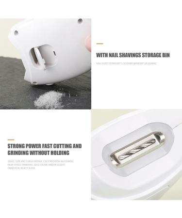 Electric Nail Clippers 2 in 1 Automatic Anti-Pinch 500mAh Panda Shape Type-C Low Noise Portable Fingernail Cutter and File Trimmer - Buy Online on GoSupps.com