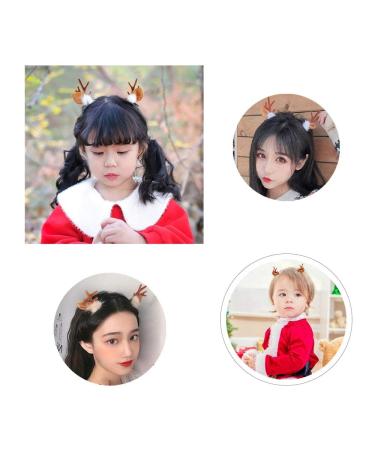Reindeer Antlers Hair Clip - Christmas Hair Accessories for Girls & Women | Brown - Buy Online on GoSupps.com